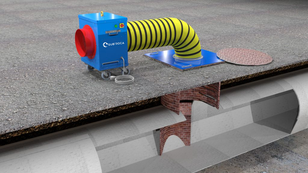 VENTILATION SYSTEMS FOR MICROTUNNELING AND UNDERGROUND NETWORKS